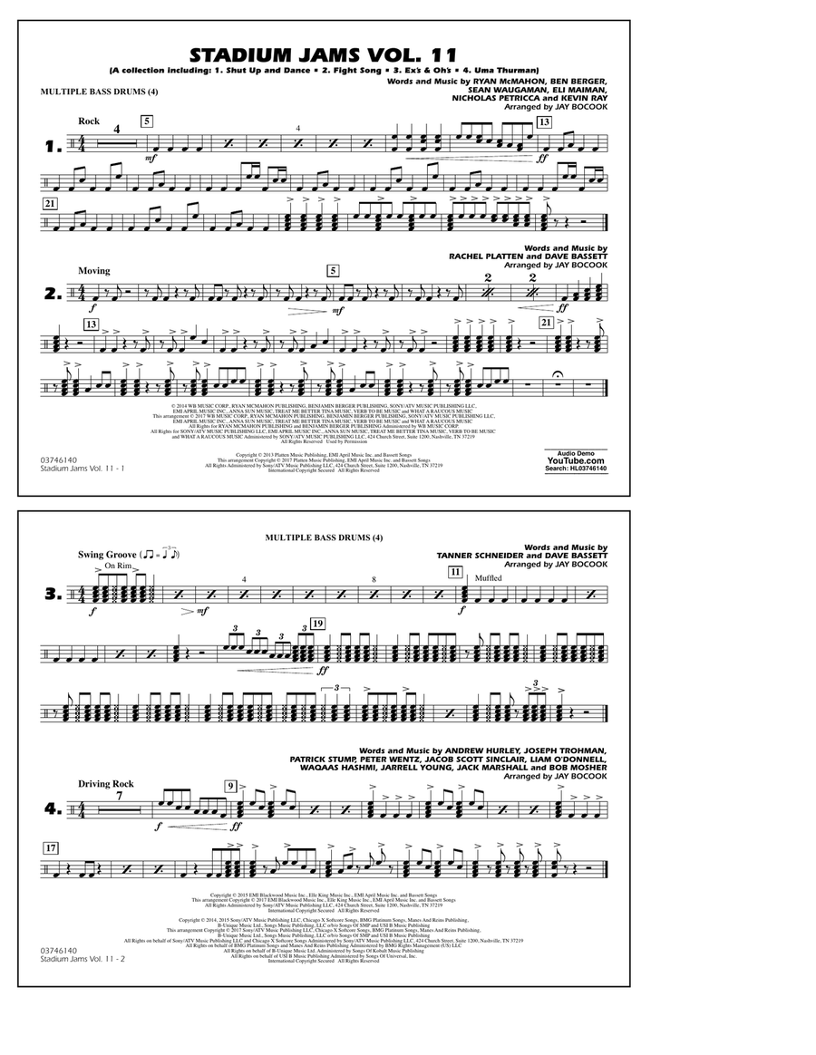 Stadium Jams Volume 11 - Multiple Bass Drums