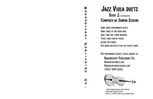 Jazz Viola Duets Book 2 in string keys
