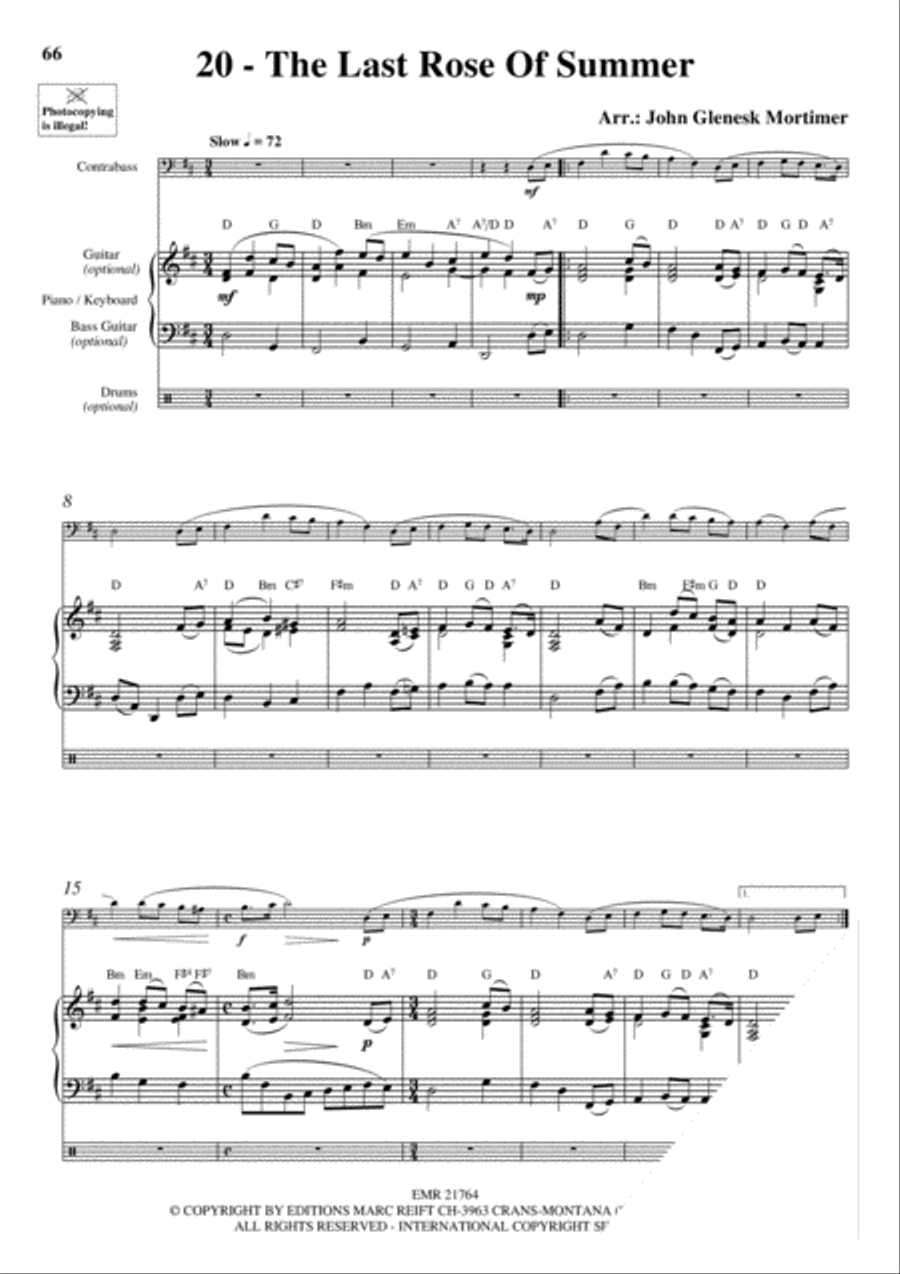 20 Celtic Hits Double Bass scores gallery preview page 22