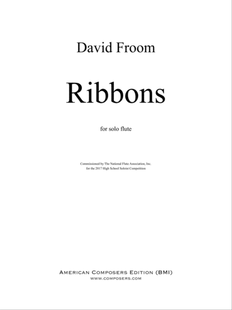 [Froom] Ribbons Flute Solo scores gallery preview page 3