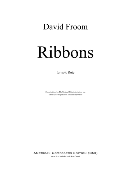 [Froom] Ribbons