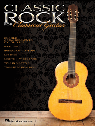 Book cover for Classic Rock for Classical Guitar