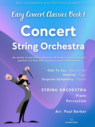 Book cover for Easy Concert Classics - String Orchestra Book 1