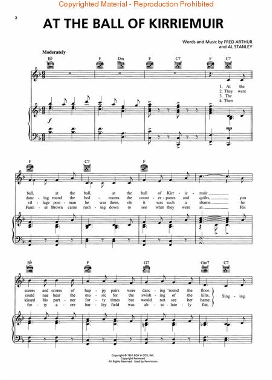 Irish Songs Piano, Vocal, Guitar scores gallery preview page 2