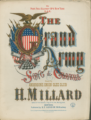 Book cover for The Grand Army Song & Chorus