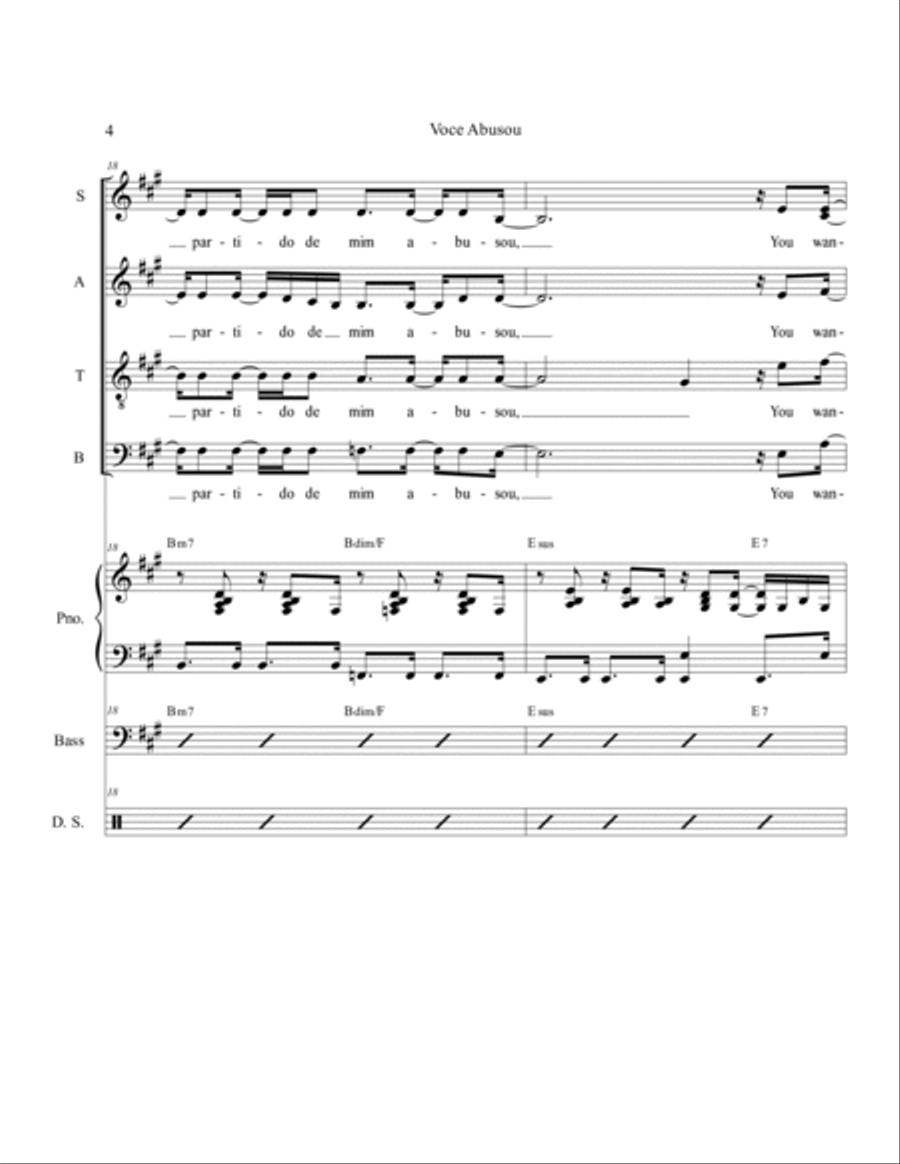 Voce Abusou Divisi scores gallery preview page 4