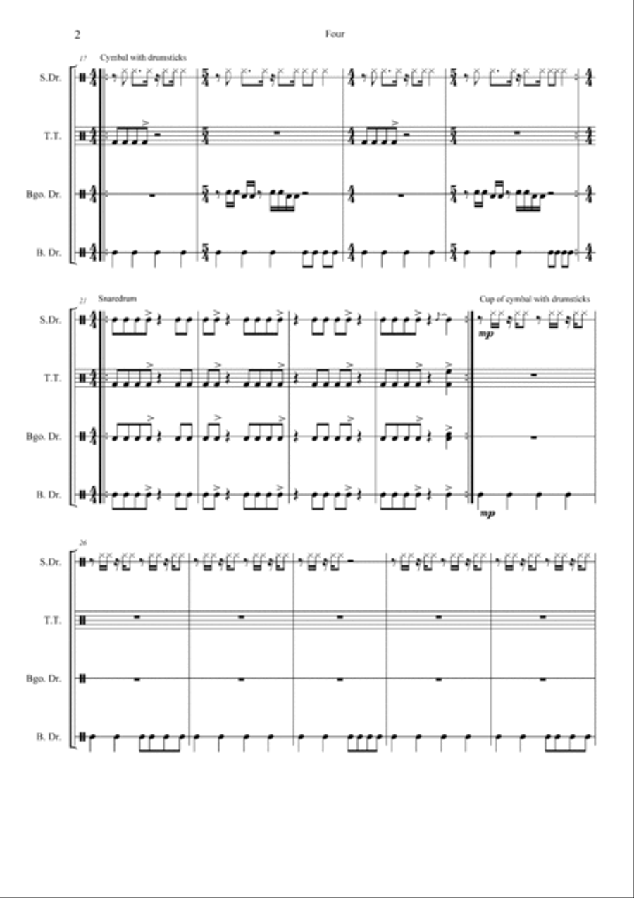 Four School and Community scores gallery preview page 2