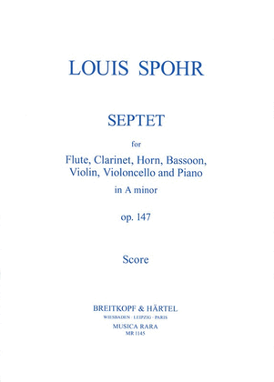 Book cover for Septet in A minor Op. 147