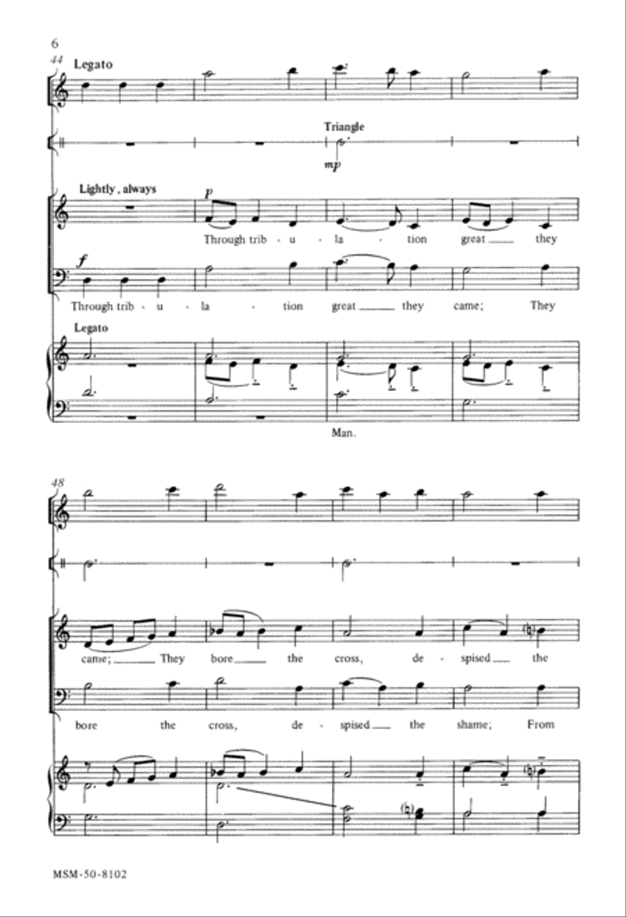 Around the Throne 4-Part scores gallery preview page 5