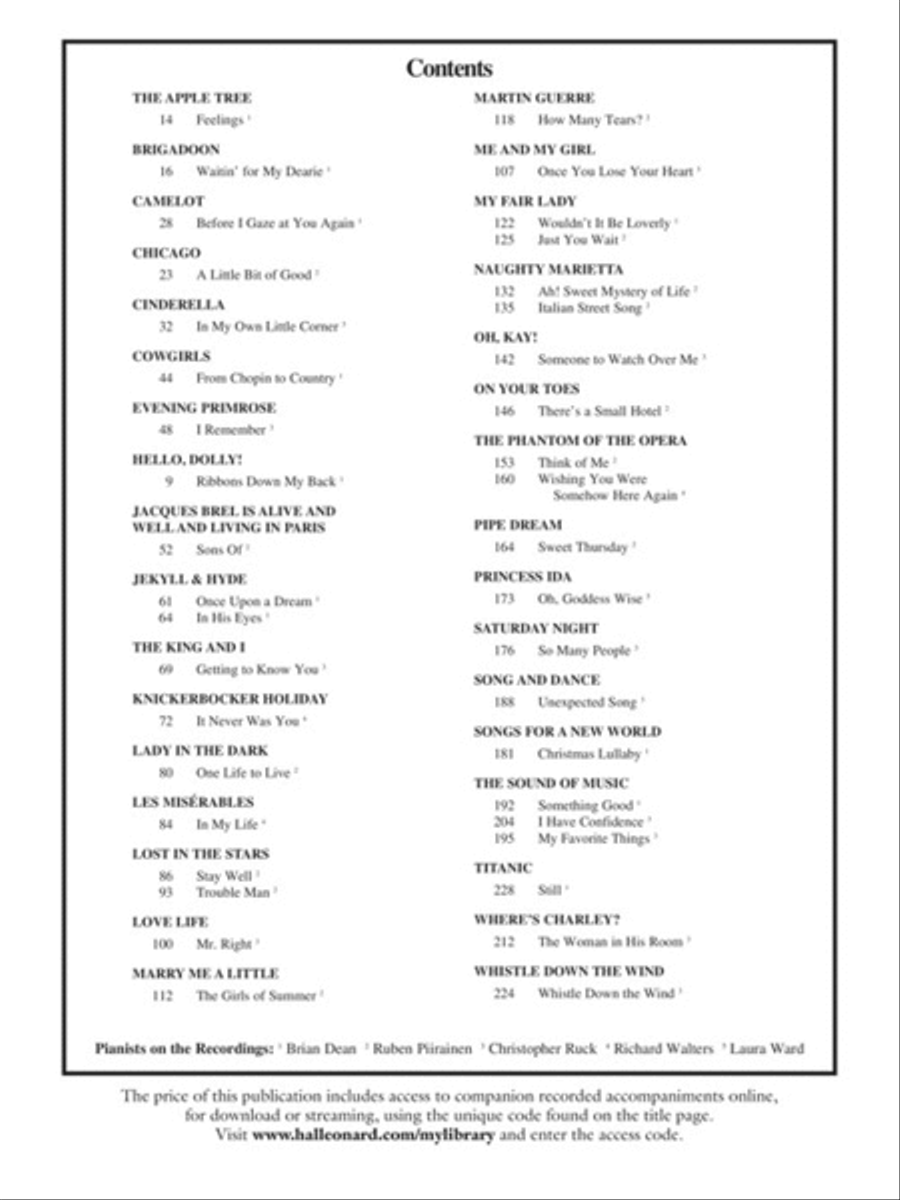 The Singer's Musical Theatre Anthology – Volume 3 Voice Solo scores gallery preview page 10