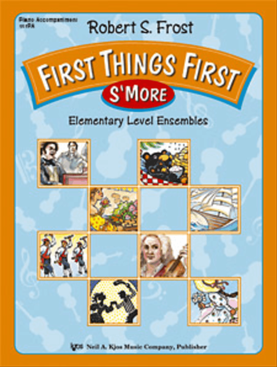 First Things First S'more - Piano Accompaniment Orchestra scores gallery preview page 1