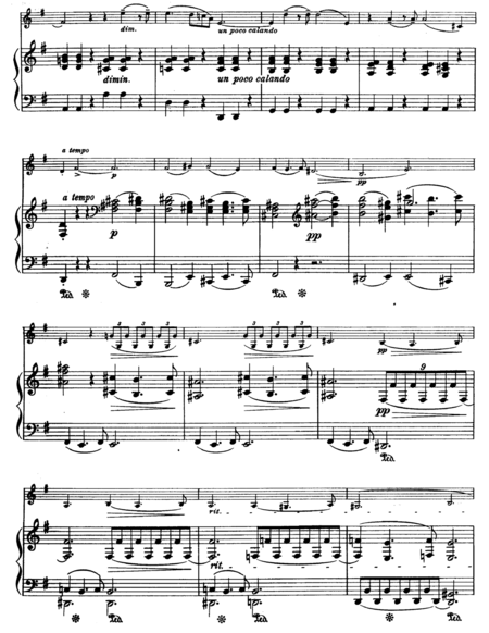 Johannes Brahms—Violin Sonata No. 1 in G major, Op. 78 ("Regen") for Violin and piano