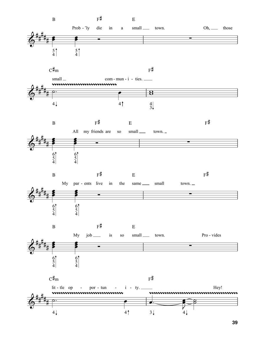 Small Town Harmonica scores gallery preview page 2