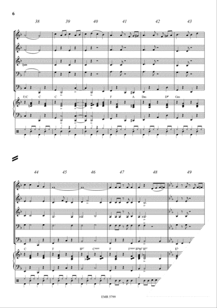 My Old Kentucky Home Concert Band scores gallery preview page 6