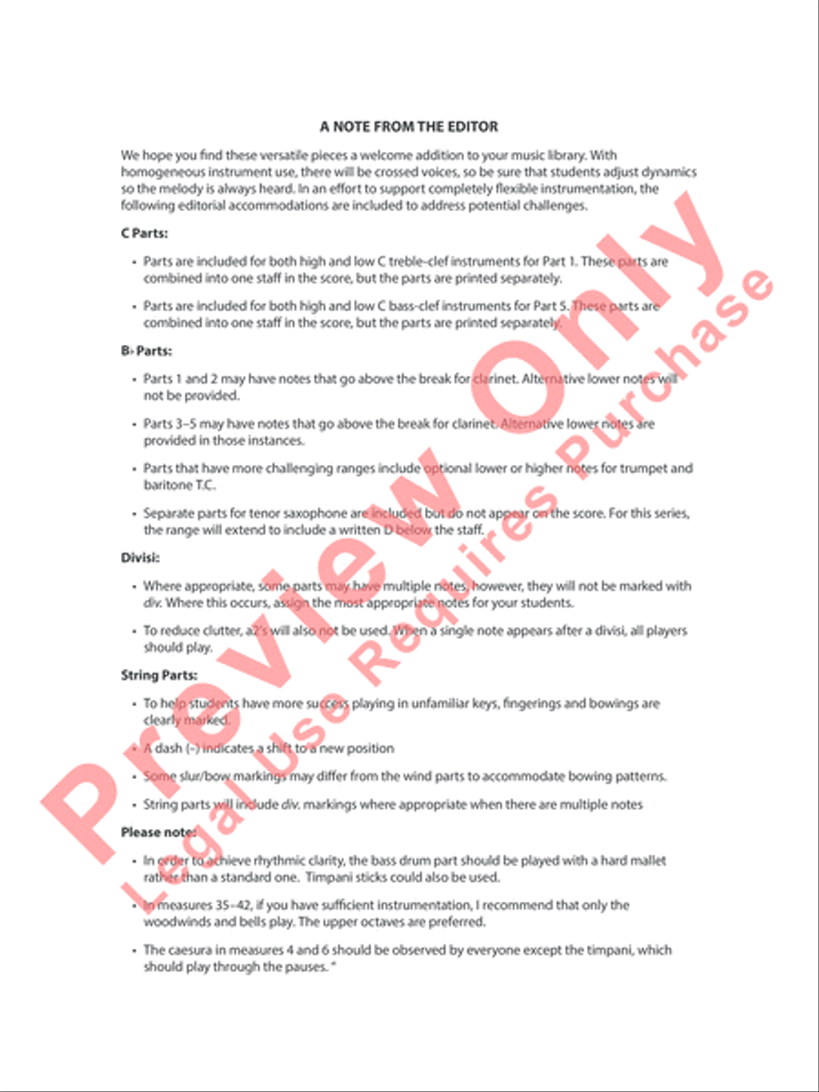 Astronomica Concert Band scores gallery preview page 3