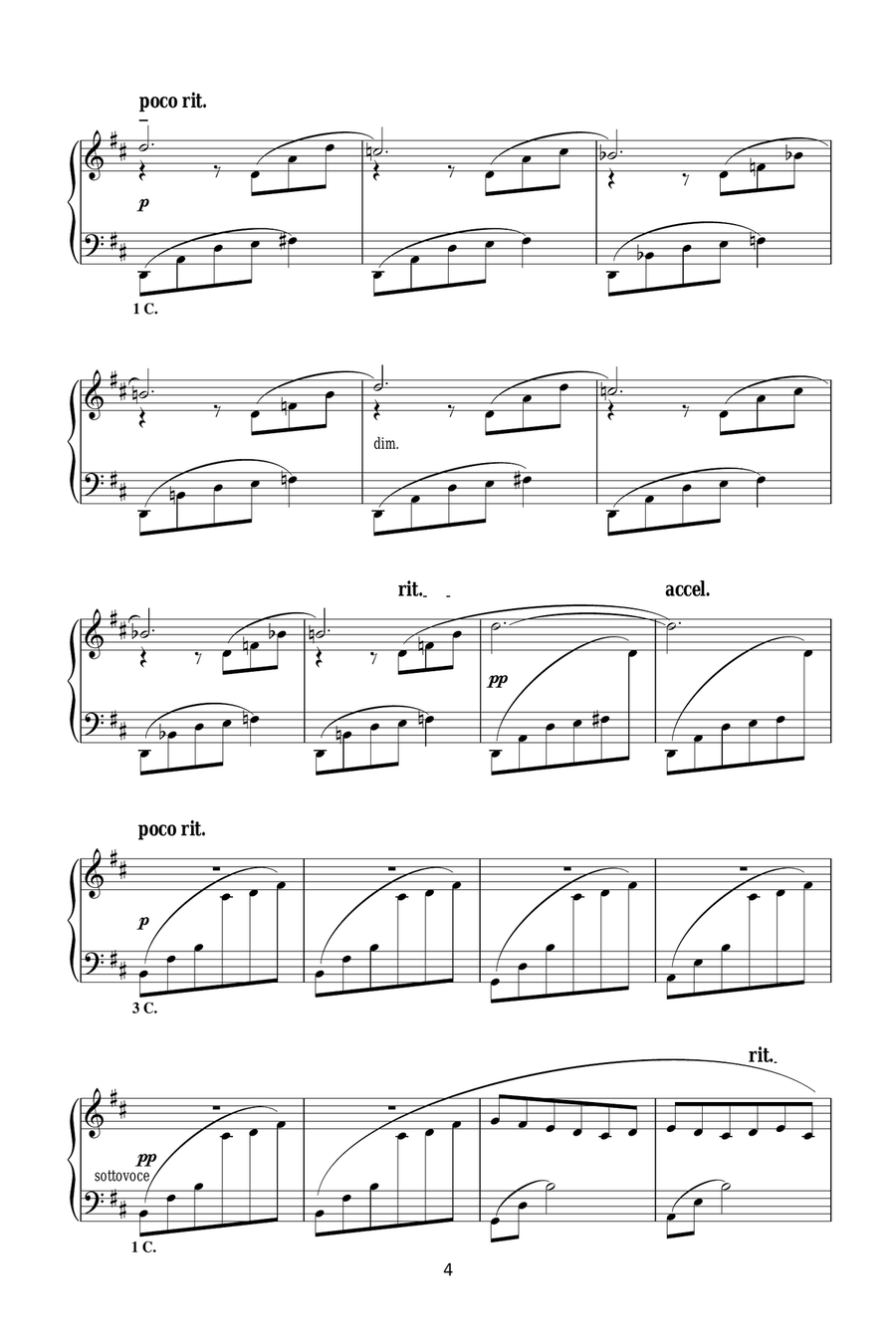 Le Onde Piano Solo scores gallery preview page 4