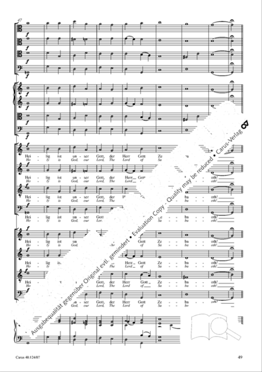 Kyrie in d + Herr Gott, dich loben wir Orchestra scores gallery preview page 50