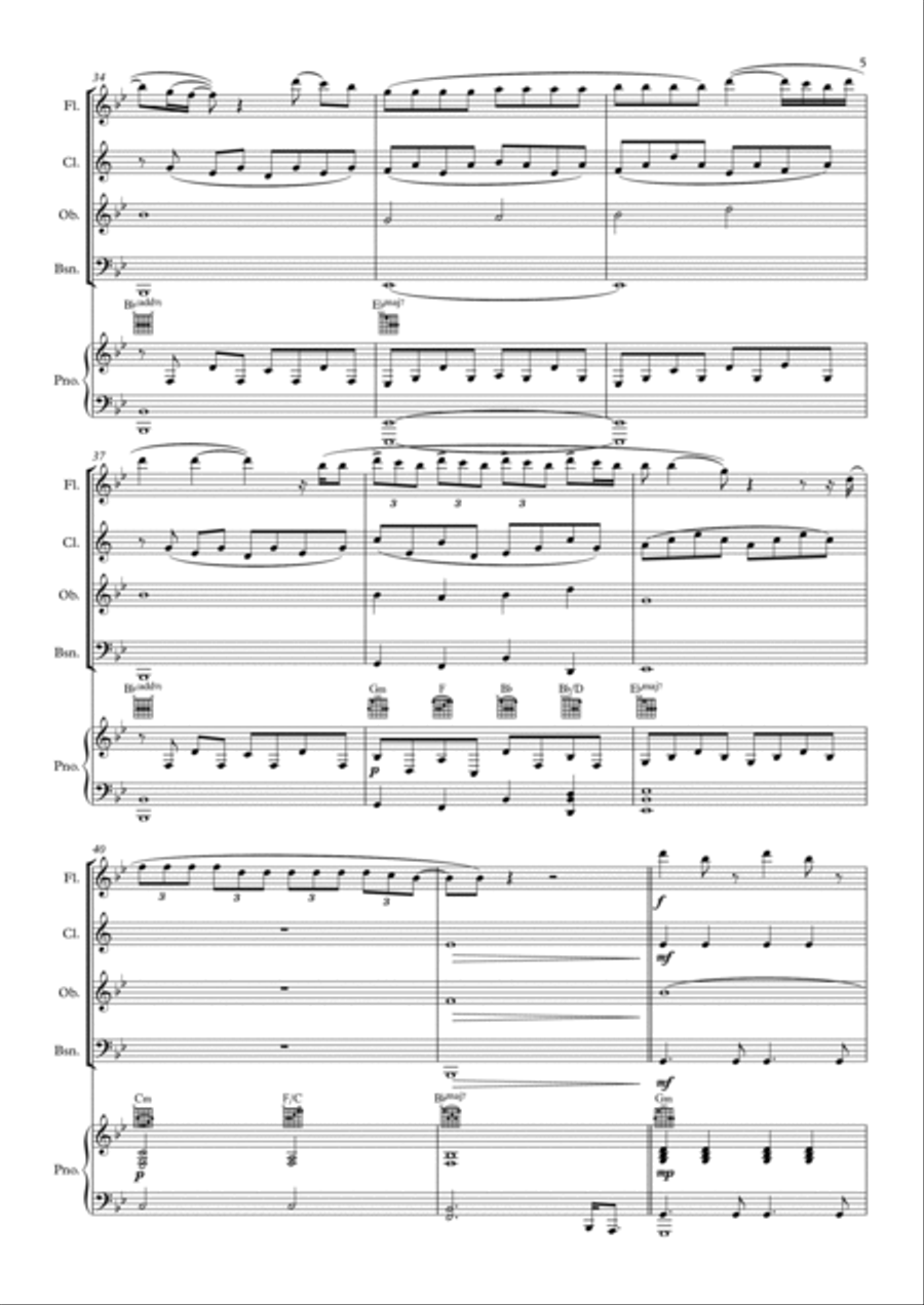 Drivers License Drivers License Woodwind Quartet scores gallery preview page 5