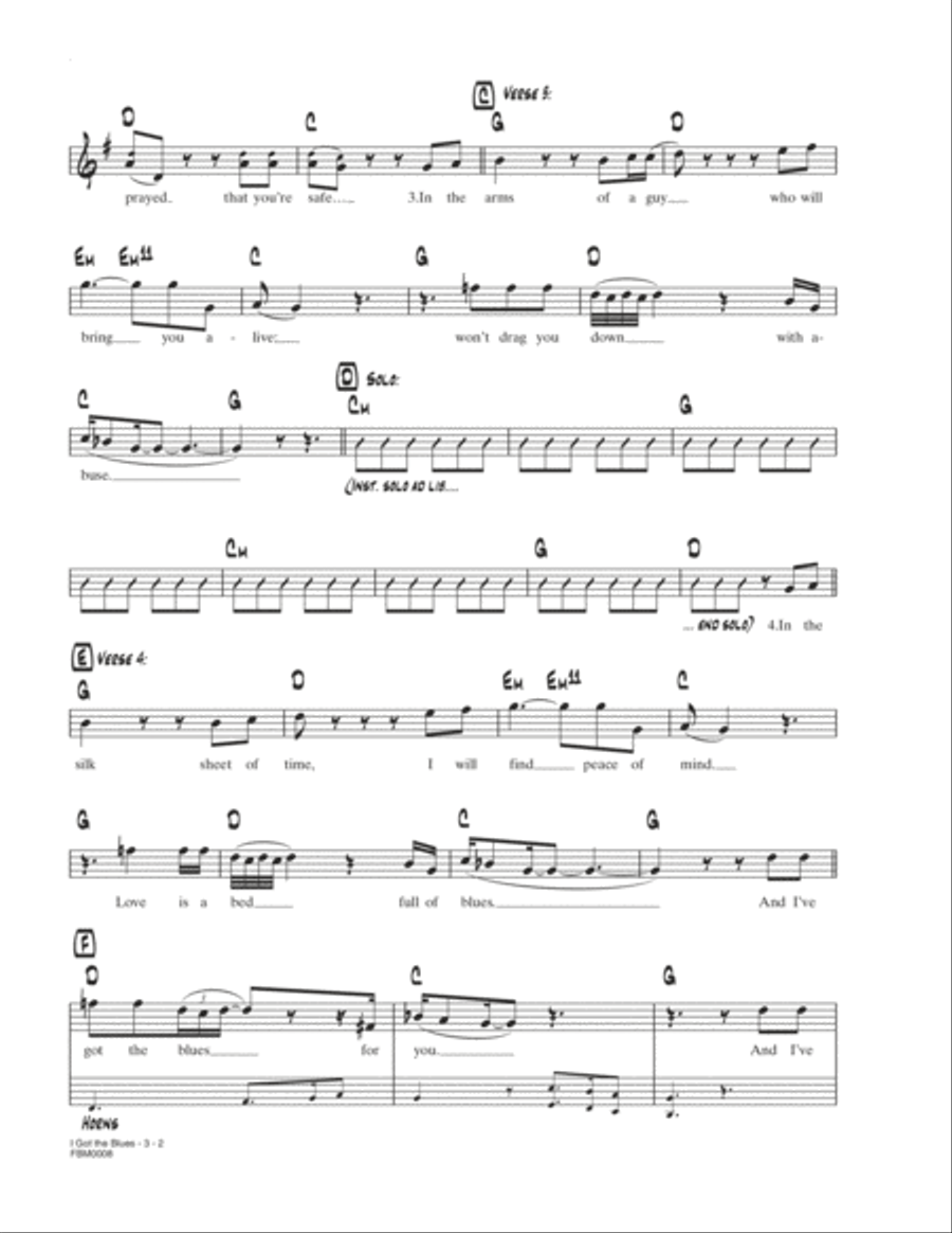 I Got the Blues School and Community scores gallery preview page 2