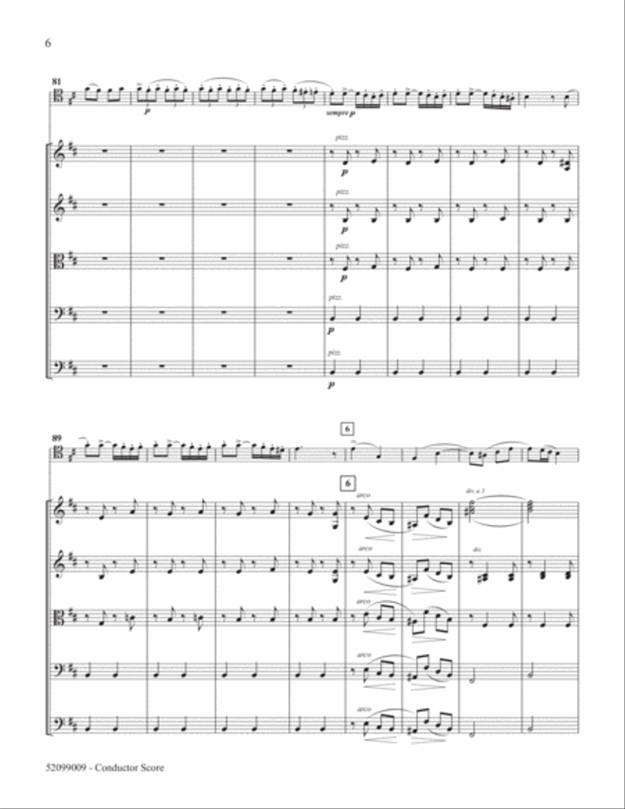 Allegro Appassionato, Op. 43 for Violoncello and String Orchestra String Orchestra scores gallery preview page 6