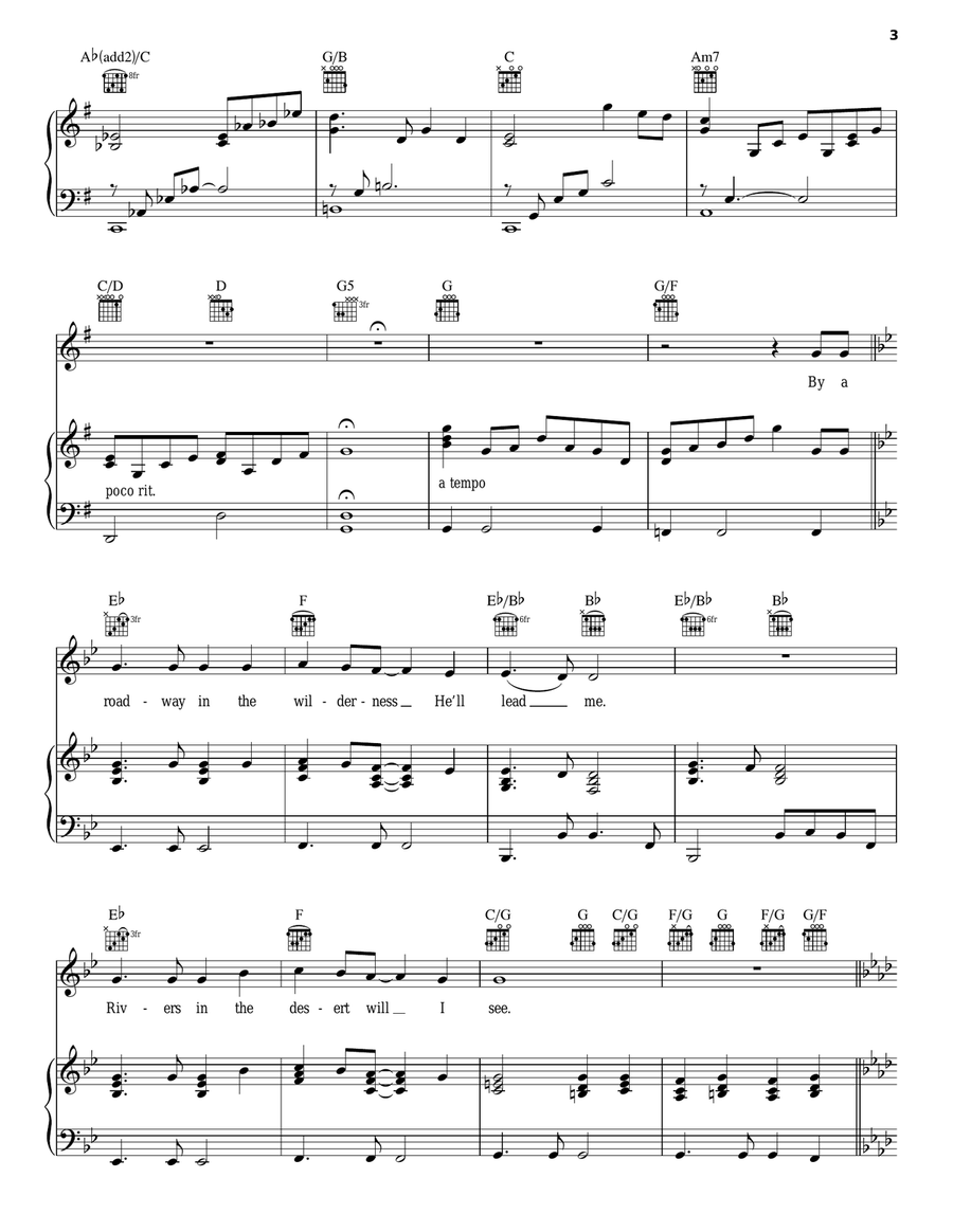 God Will Make A Way Guitar scores gallery preview page 3