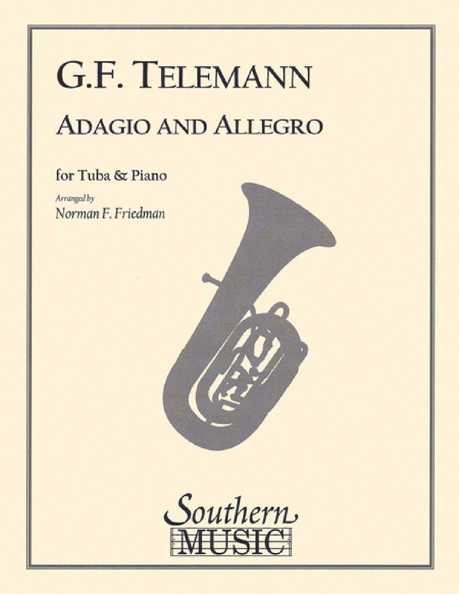 Adagio and Allegro Tuba scores gallery preview page 1