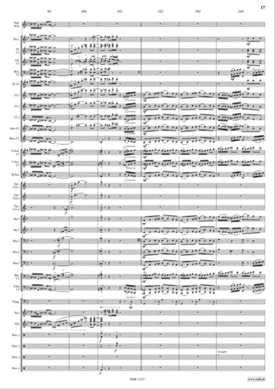 Voyages Voyages Concert Band scores gallery preview page 17