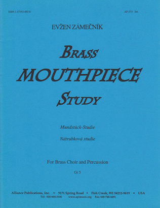 Brass Mouthpiece Study/natrubkova Studie - Br Chr