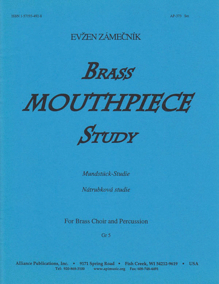 Brass Mouthpiece Study/natrubkova Studie - Br Chr