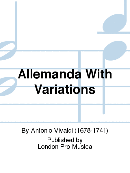 Allemanda With Variations