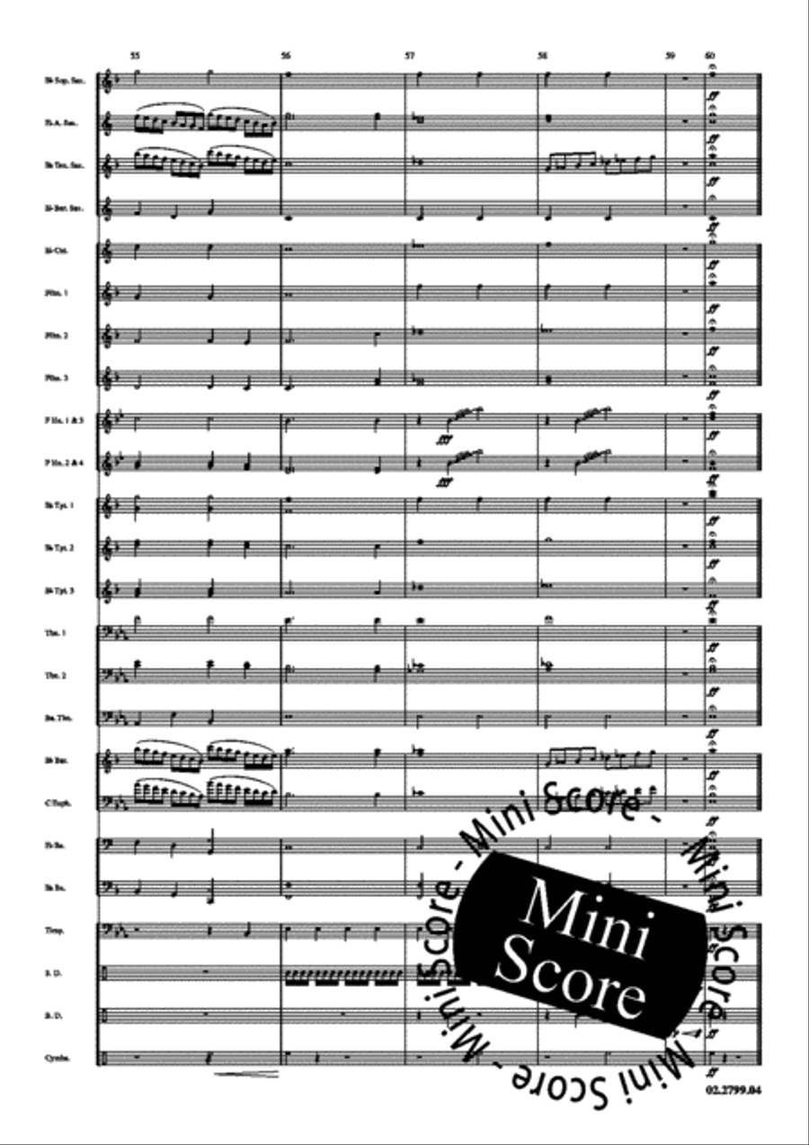Deep Harmony Fanfare Band scores gallery preview page 13