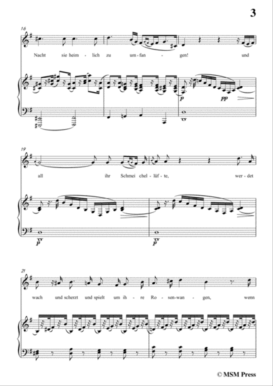 Schubert-Die Erwartung,Op.116,in G Major,for Voice&Piano Voice scores gallery preview page 5