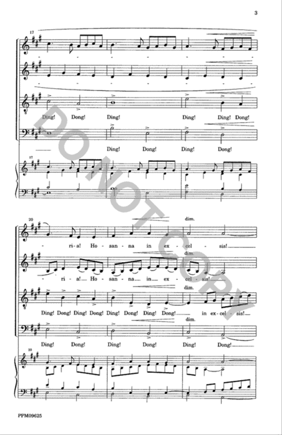 A Christmas Garland--SATB Divisi scores gallery preview page 4