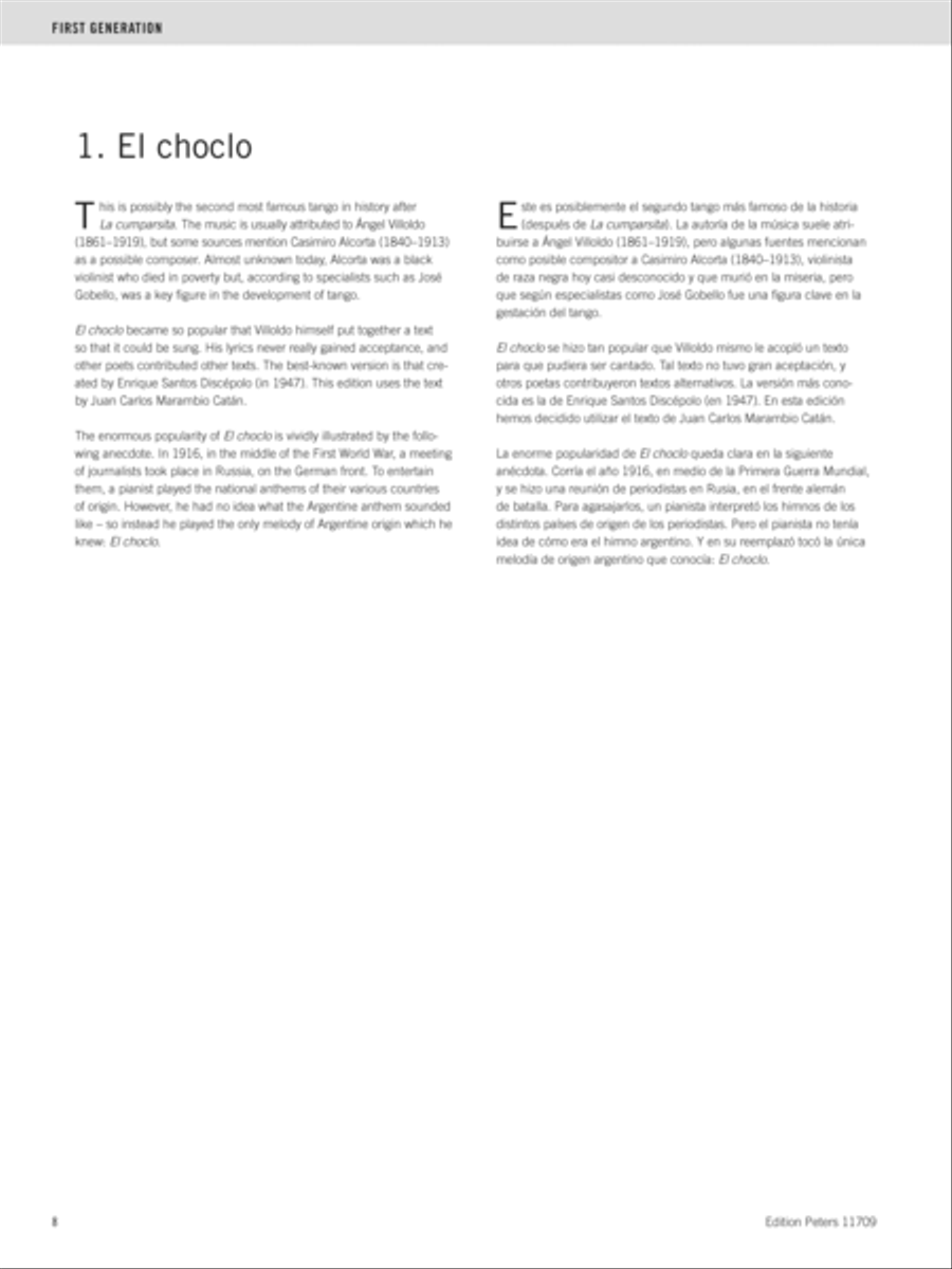 Tango canción Piano Accompaniment scores gallery preview page 2