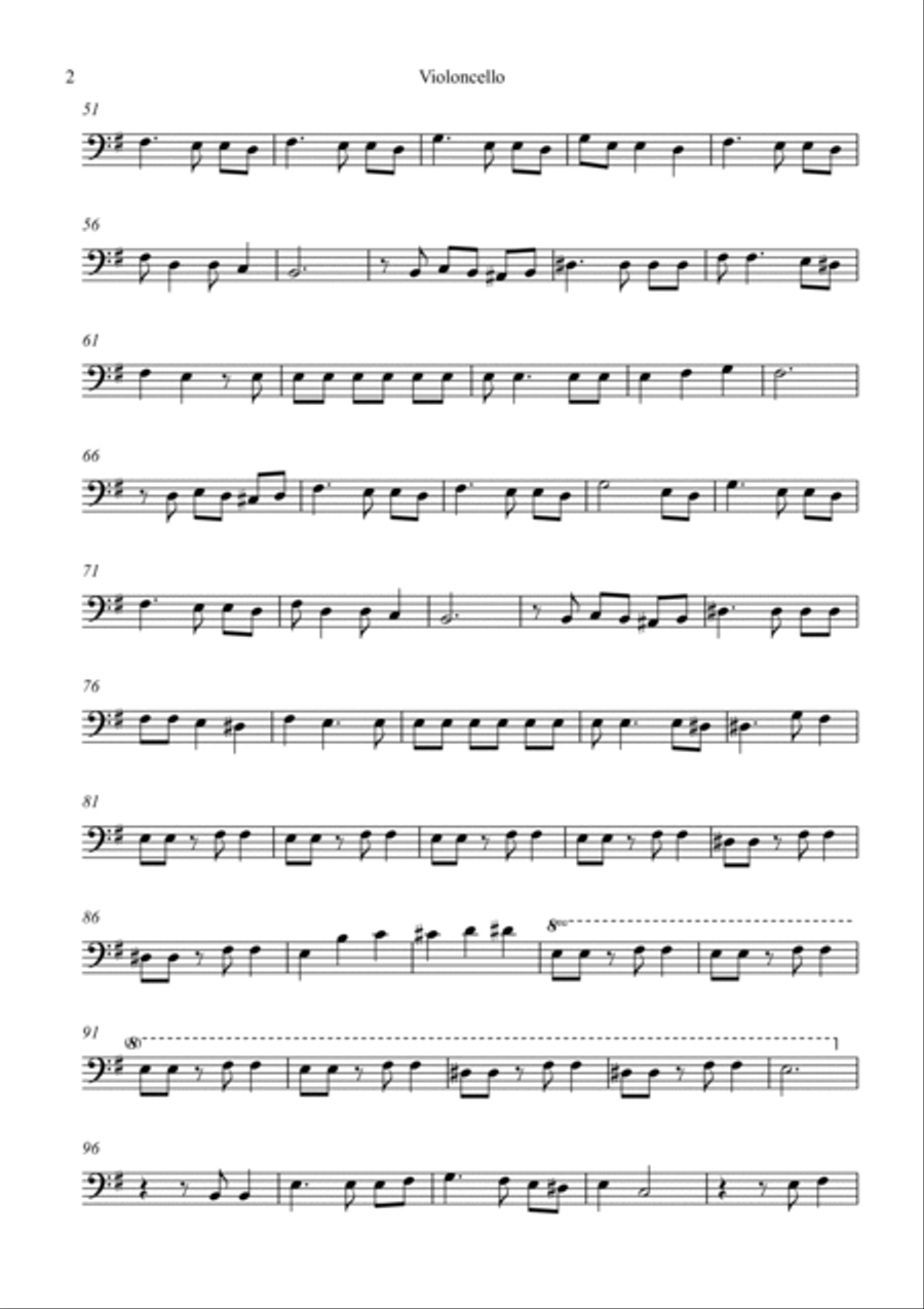 La Foule Cello Solo Digital Sheet Music Sheet Music Plus