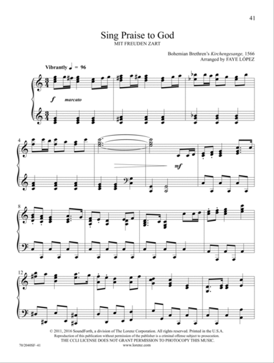 All Creation Sings Piano Solo scores gallery preview page 18