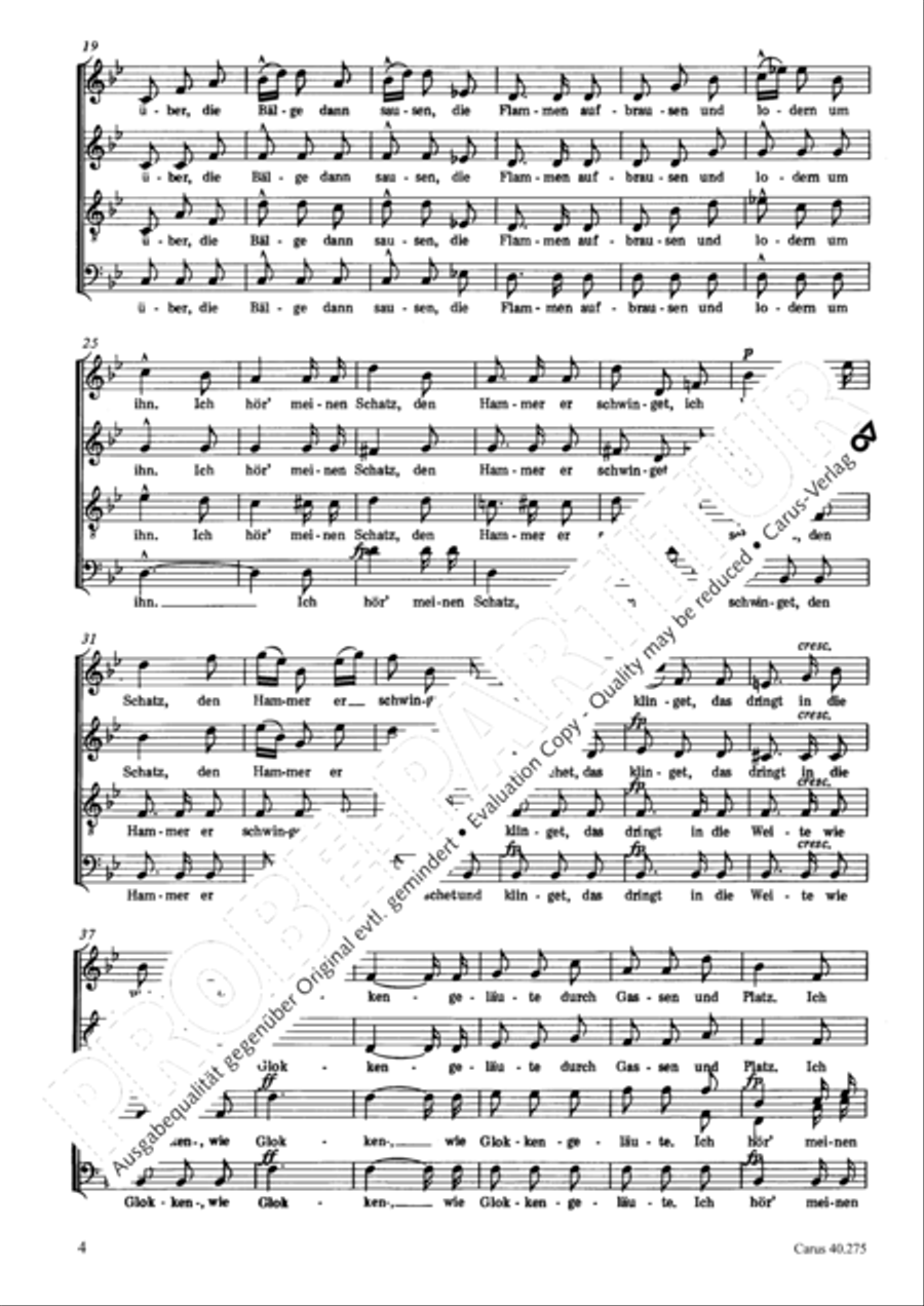 Romanzen und Balladen III op. 145 Choir scores gallery preview page 5