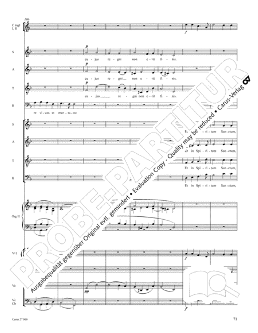 Messe a quatre voix 4-Part scores gallery preview page 82