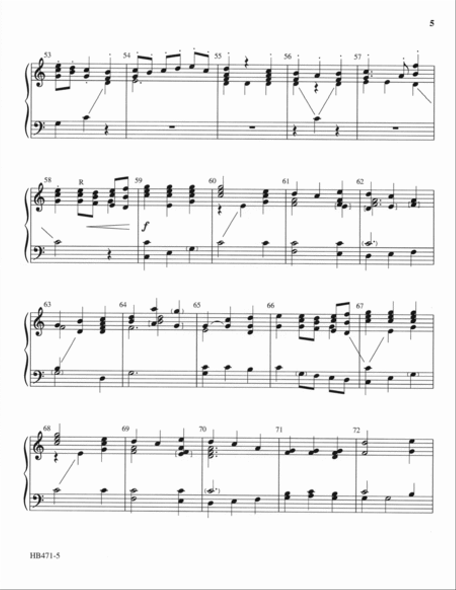 I Am So Glad - Hurlbutt 3-Octaves scores gallery preview page 5