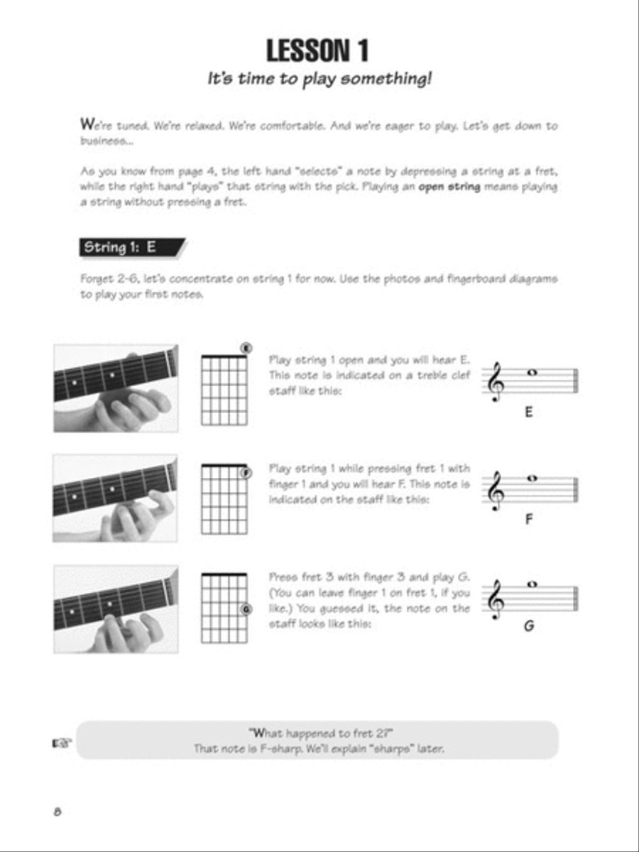 FastTrack Guitar Method Starter Pack Guitar Tablature scores gallery preview page 3
