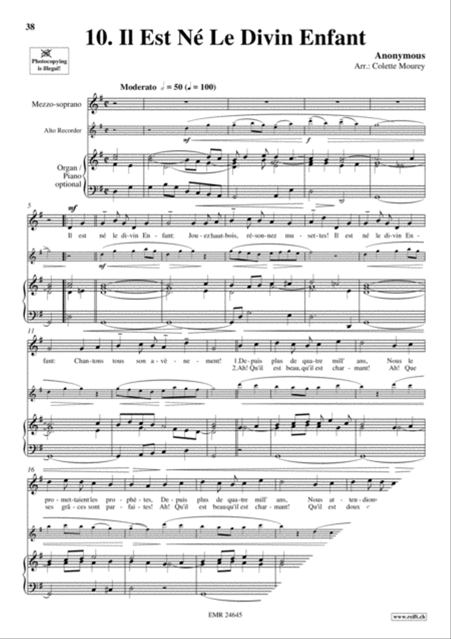 20 Greatest Christmas Songs Vol. 1 Alto Recorder scores gallery preview page 12