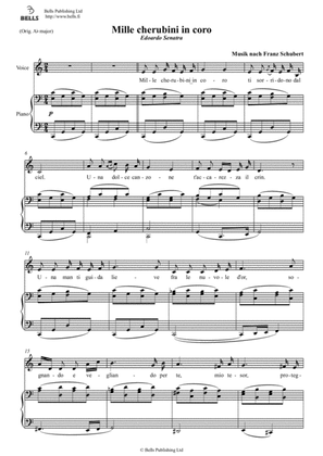 Mille cherubini in coro (C Major)
