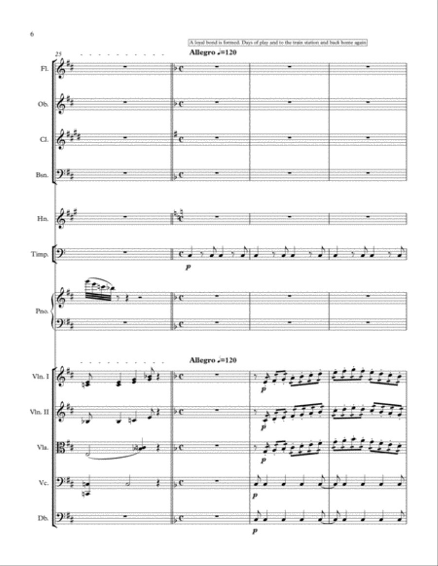 Hachiko (1923-1935) Score and Parts Chamber Orchestra scores gallery preview page 6