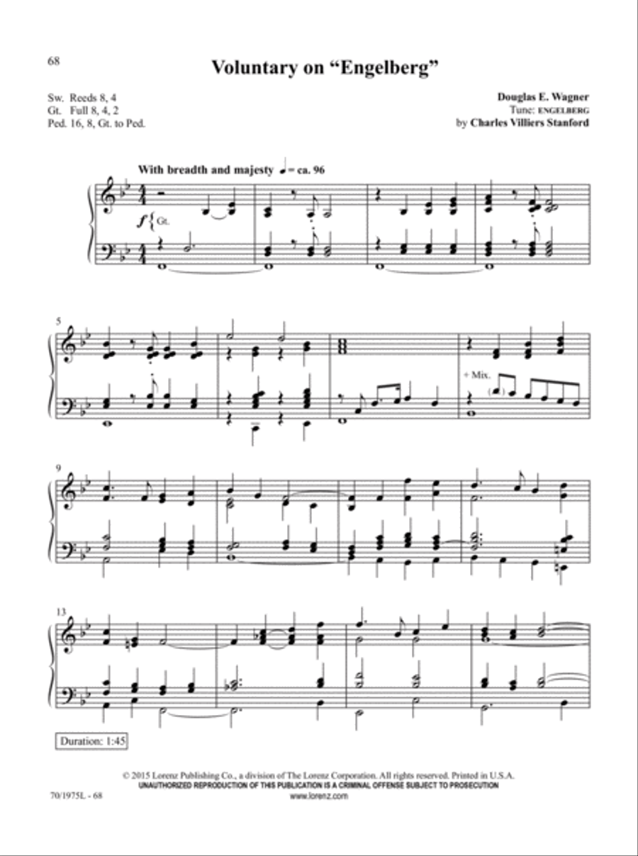 Easy Organ Library, Vol. 60 Organ Solo scores gallery preview page 26