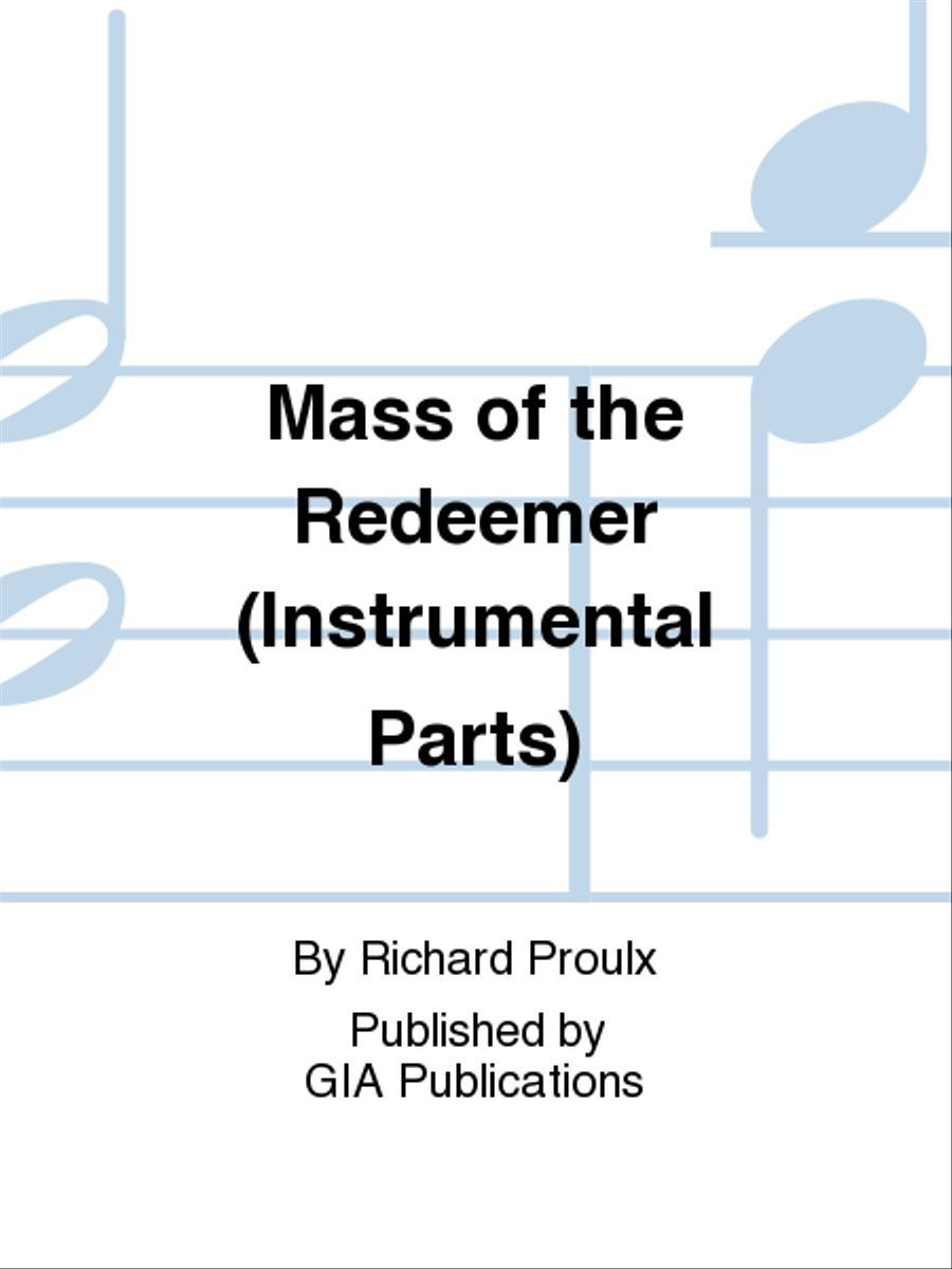 Mass of the Redeemer - Instrument edition
