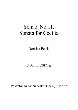 Sonata for Cecilia (D major)