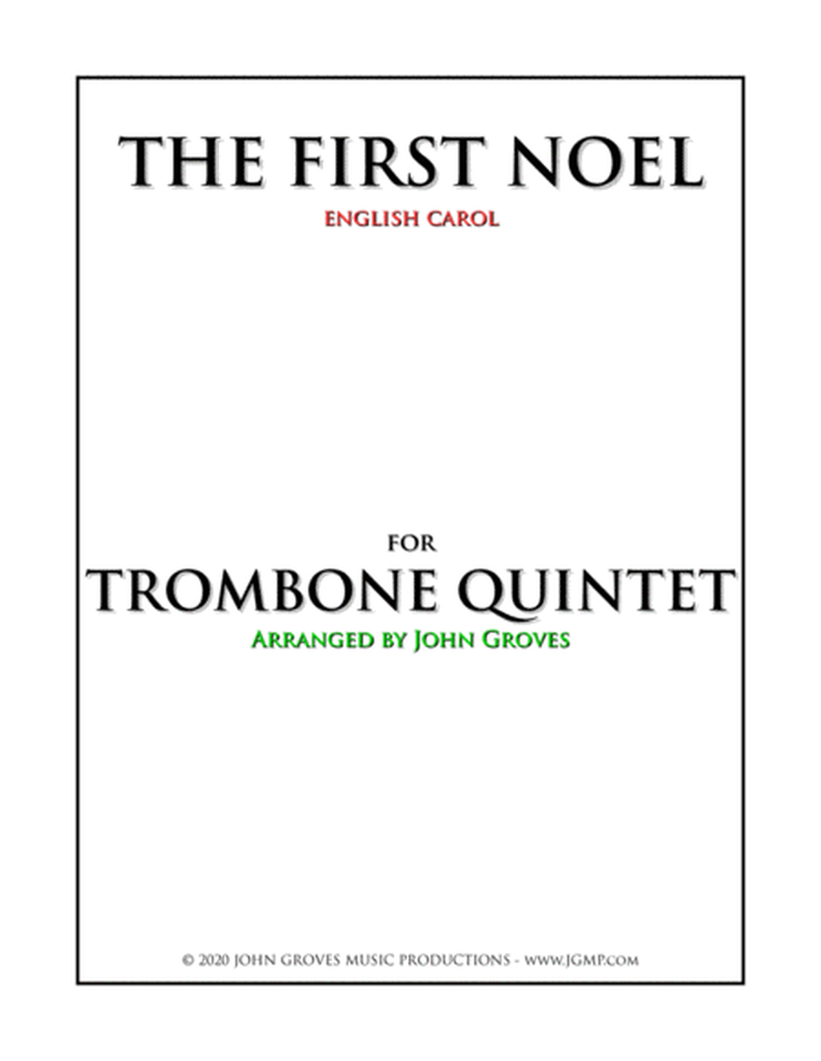 The First Noel - Trombone Quintet image number null