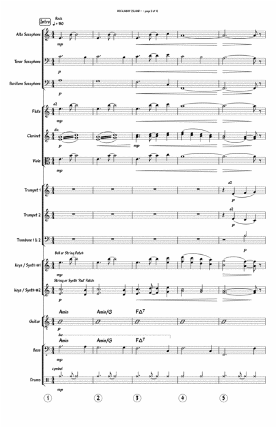 Rockaway Island Jazz Ensemble scores gallery preview page 2