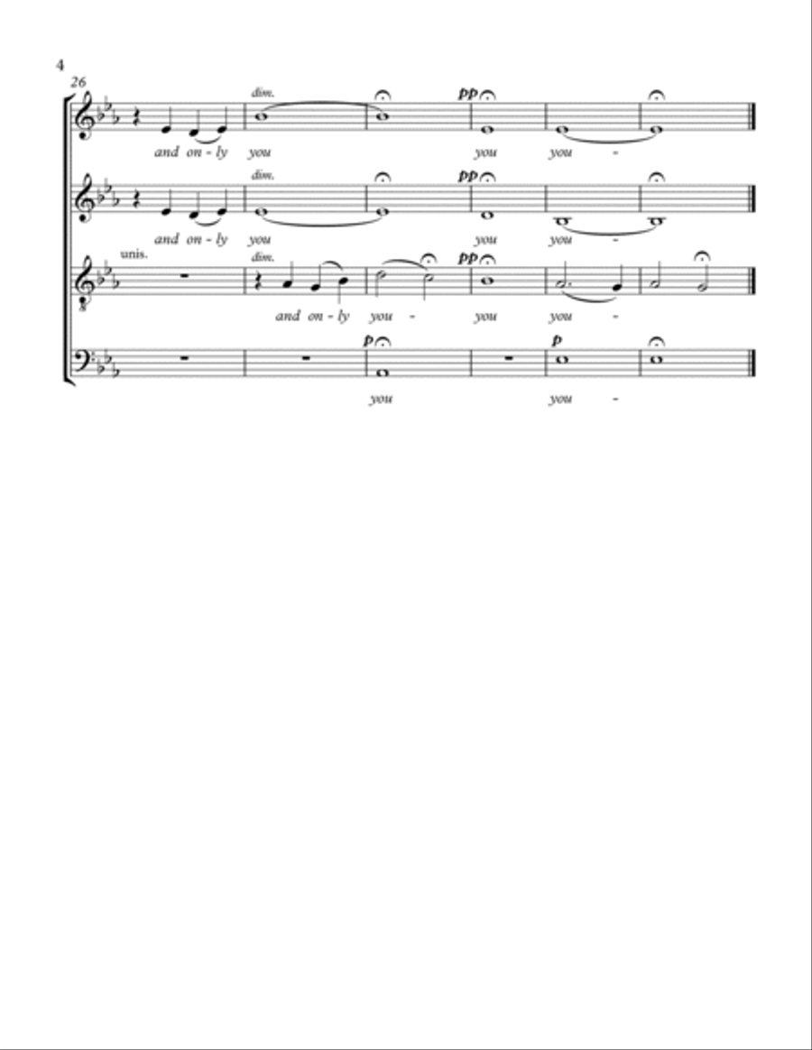 Sometimes (A Prelude for Choir) by Caleb Swift 4-Part scores gallery preview page 4