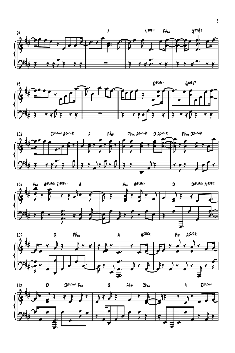Lead Me To The Cross Easy Piano scores gallery preview page 5